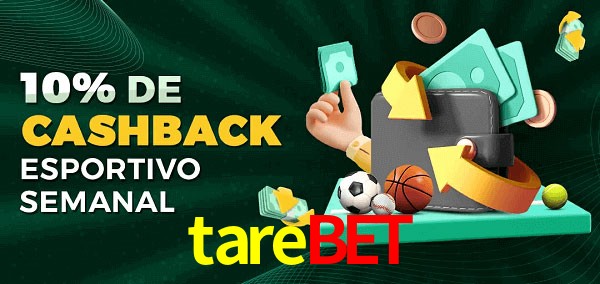 10% de bônus de cashback na tarebet